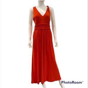 Maeve Anthropologie maxi dress sleeveless